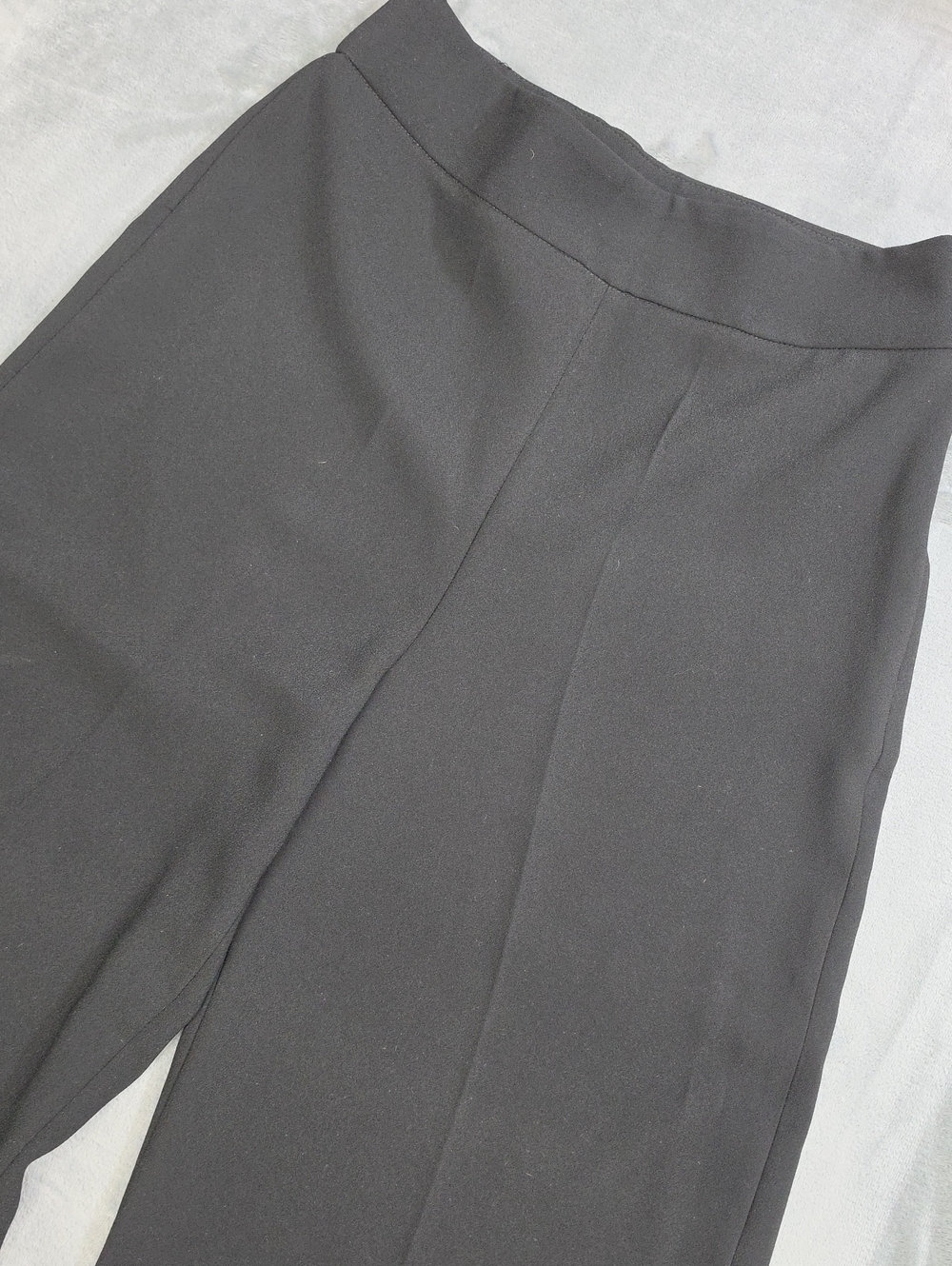 Zara M Black Wide-Leg High-Waist Trousers